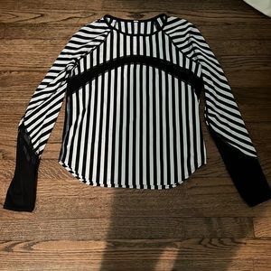 Lululemon strip shirt.